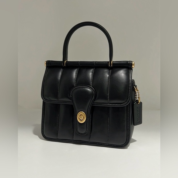 COACH Willis Top Handle 18 With Quilting - Picture 3 of 9